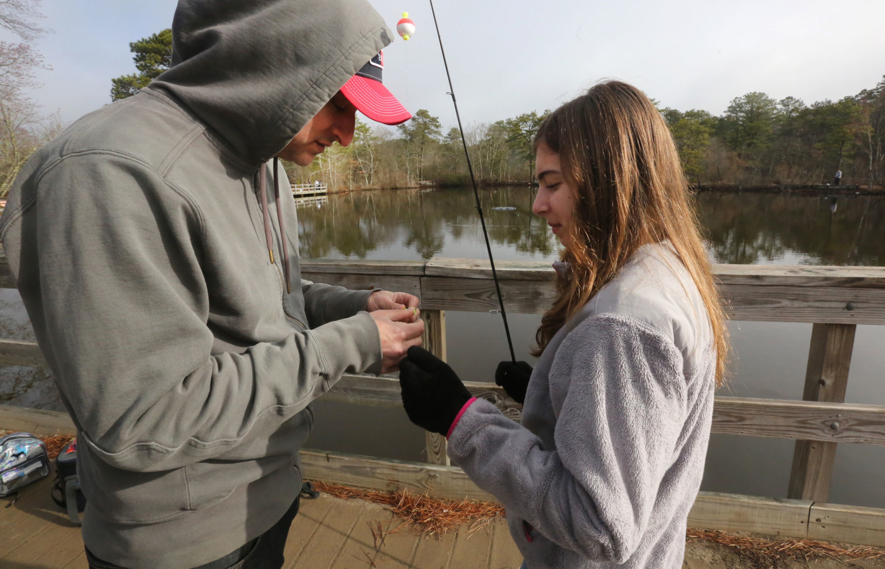 Trout fishing at Birch Grove
